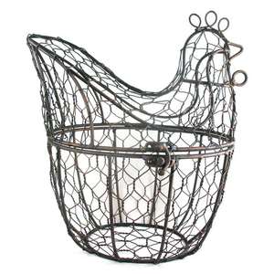 Panier en fil de fer noir pas cher avec poignée - Rangement multifonction moderne et écologique pour garde-manger et organisation des fruits - Product Image 1