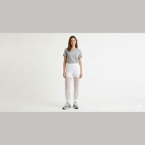 กางเกงเลกกิ้งผ้าตาข่ายเนื้อนุ่ม ยืดหยุ่นสูง ระบายอากาศได้ดี เหมาะสำหรับวิ่ง โยคะ ออกกำลังกาย ใส่สบาย กางเกงเลกกิ้งตาข่ายสำหรับผู้หญิง - Product Image 6