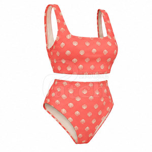 Combinaison de maillots de bain pour femmes 2026 – Textile confortable, bas taille haute – Idéale pour les vacances à la station balnéaire, au bord de la piscine, pour l'été et la plage - Product Image 3