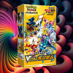 Caja de Sobres Premium del Universo VSTAR de Pokémon, Versión Coreana, Juego de Cartas Coleccionables de Anime, Colección de Cartas Pokémon - Product Image 3