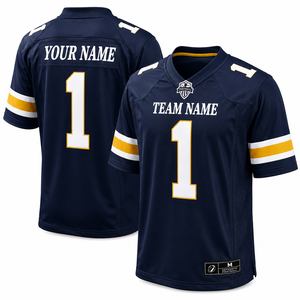 Camiseta de Fútbol Americano Negra Personalizada con Cuello en V, Manga Corta, Impresión Sublimada, Absorbe la Humedad, Nombre del Equipo, Número, para Hombre Adulto - Product Image 4