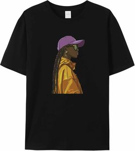 T-shirt 100% coton de haute qualité Style formel à la mode avec impression numérique à motif solide Slim Fit Logo OEM personnalisé pour garçons - Product Image 4