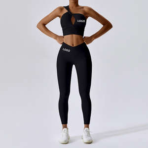 Ensemble de yoga professionnel sur mesure, directement de l'usine, vêtements de fitness hautement élastiques - Product Image 1