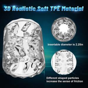 7 Modi Telescopische Roterende Mannelijke Masturbator Elektrische Zak Pussy Voor <span class=keywords><strong>Man</strong></span> Seksspeeltjes Verborgen Magische Kubus Masturbatie Cup - Product Image 4