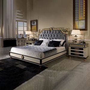 Hot Sale Modern Luxury Upholstered Bedroom Set Tufted Bed Frame Elegant Furniture for Hotel Design High Quality - Product Image 1