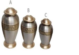 Luxury Copper Pet Cremation Urn with Paw Print Design <b>Memorial</b> <b>Keepsake</b> for Dogs Teardrop Shape Decorative Ash Container - Product Image 3