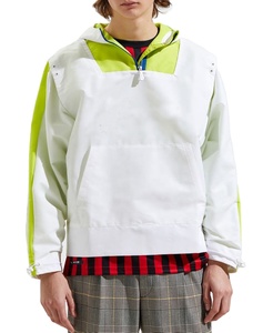 New Fashion Style Casual Outdoor Nylon Windbreaker Jacket Breathable Cycling Running Plus Size Color <b>Block</b> Lightweight Jacket - Product Image 2