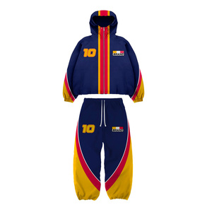 OEM Men's Windbreaker Tracksuit <b>Set</b> Hooded Jacket Jogger Pants Custom Logo Sportswear Breathable <b>Sets</b> - Product Image 2