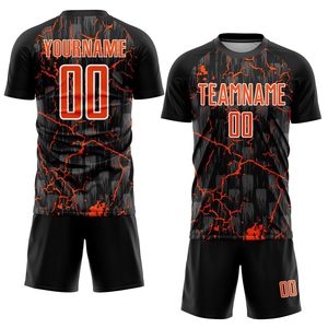 Custom Sublimation Quick Dry Soccer Uniform Men Football Jerseys 100% Polyester Waterproof Breathable Anti-Bacterial Short - Product Image 1