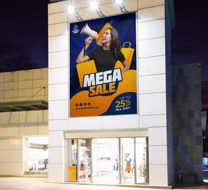 Pancartas Publicitarias Comerciales Exteriores de Gran Formato Personalizadas |   Vinilos Resistentes a la Intemperie para Edificios, PVC Flexible Resistente a los Rayos UV - Product Image 2