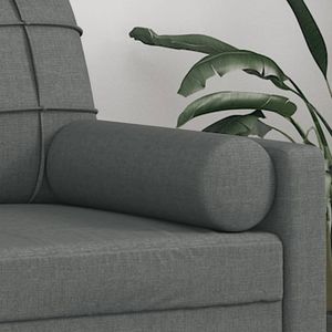 Grigio scuro tessuto decorativo per la casa cuscini 2 pezzi di dimensioni Ø5.9 "x19.7" - Product Image 5