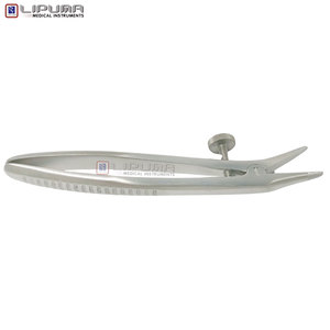 Pince à couronne pour télescope avec trou pour vis et perçage 12 cm, en acier inoxydable, instruments de laboratoire dentaire pour ajustements de couronnes - Product Image 4