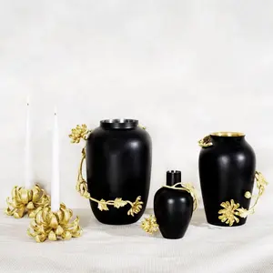 Florero Contemporáneo Hecho a Mano de Acero Inoxidable 304, Estilo Costero, para Uso en Interiores, Decoración de Bodas, Ecológico - Product Image 5