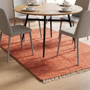 Tapis de luxe fait main de style marocain classique, tapis en laine douce avec motif floral pour la décoration du salon et de la chambre - Product Image 6