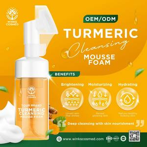 OEM ODM ผลิตภัณฑ์ทำความสะอาดผิวหน้าสูตรโฟม ผลิตภัณฑ์ล้างหน้าแบบมูส สำหรับผิวเป็นสิว ช่วยเติมความชุ่มชื้น ไม่ระคายเคือง สบู่เหลว - Product Image 2