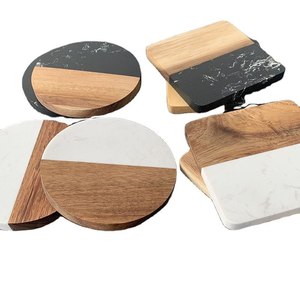 Posavasos de Resina de Madera Natural, Juego de Posavasos Modernos y Duraderos de Alta Calidad para Bebidas, Uso en el Hogar y la Oficina, Logotipo y Color Personalizados - Product Image 2