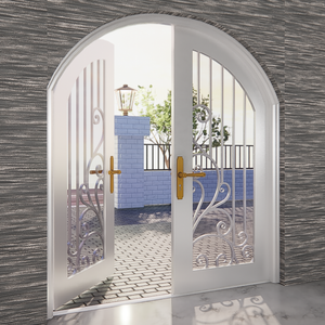 Modelos de Puertas Ornamentales de Hierro Majestuosas: Puertas de Acero Resistentes para Protección del Hogar, Elaboradas con un Arte Vintage Sofisticado. - Product Image 5