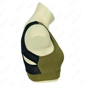 Sujetadores deportivos de LICRA/nailon personalizados Ultimate Support, mallas de Yoga con cintura elástica, diseño sólido moderno, actividades de Fitness transpirables - Product Image 5