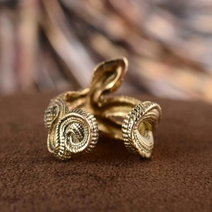 Unique Design Gothic 18k Gold Plated Snake Wrap <b>Ring</b> Adjustable Serpent <b>Statement</b> <b>Ring</b> Antique Brass <b>Ring</b> For Wholesale/OEM/ODM - Product Image 3