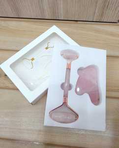 All multi colour crystal message <b>roller</b> Tiger Eye Facial <b>Roller</b> With Gua Sha Tool Polished Stone Set For Face <b>Massage</b> - Product Image 3