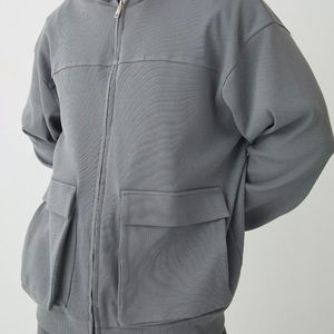 Sweat-shirt à capuche pour homme, couleur unie, en polaire, coupe décontractée, coupe régulière, vêtements d'hiver, 100% polyester, court - Product Image 3