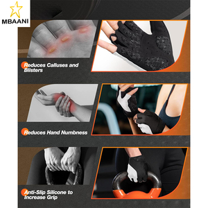 GEL <b>Pad</b> Cycling Gloves for Men & Women, Workout Gloves with <b>Cushion</b>, Breathable, Grip, Biking, Weight Lifting Training, Fitness - Product Image 3