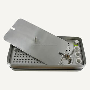 Caja Dental PRF GRF con Bandeja y Recipiente, Totalmente Autoclavable, Instrumentos Quirúrgicos Reutilizables de Acero Inoxidable, Duraderos, del Mejor Proveedor - Product Image 1