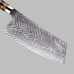 Ensemble de couteaux de chef en acier Damas de haute qualité avec étui en cuir, couteaux de cuisine faits à la main pour la cuisine quotidienne et l'utilisation en restaurant - Product Image 3