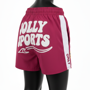 Shorts de Baño para Mujer, Tela de Microfibra de Poliéster Suave al Tacto, 130 GSM, Resistentes al Agua, Cordón Lateral Ajustable, Logotipo Personalizado - Product Image 5