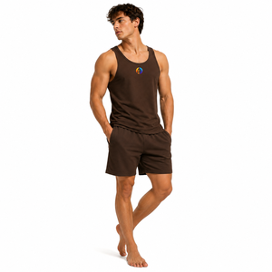 El estilo moderno aporta comodidad mediante una camiseta sin mangas transpirable para hombre con movimiento flexible para actividades al aire libre y rutinas diarias. - Product Image 6