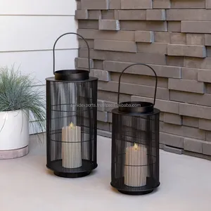 Support de bougie en bois doré haut de gamme pour les intérieurs modernes et luxueux de Noël, décoration d'accent, fabriqué en Inde, Zahid Exports - Product Image 2