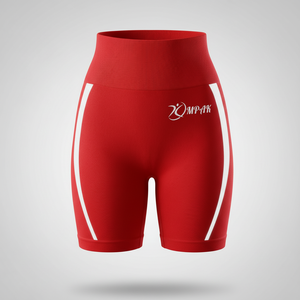 กางเกงขาสั้นออกกำลังกายเอวสูงสำหรับผู้หญิง ระบายอากาศได้ดี ไร้ตะเข็บ ยกกระชับสะโพก กระชับรูปร่าง เหมาะสำหรับฟิตเนส แอธเลติก และสตรีทแวร์ - Product Image 6