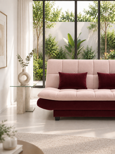 Sofá Cama Convertible Roblox Marrón de Emerald Sofa Manufacturer, Sofá para Hotel, Apartamento, Villa, Casa, Tela Personalizada con Respaldo Acolchado - Product Image 2