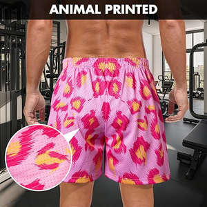 Breathable Sublimated Running <b>Shorts</b> Men’s UV Protection Fade Resistant Printed Athletic Gear for Outdoor Runs sublimation - Product Image 6