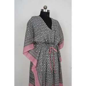 Vestido de Verano Informal Midi Ajustado al Cuerpo, 100% Algodón Puro, Hecho a Mano, Estilo Coreano, Estampado Floral, Ligero, para la Playa - Product Image 5