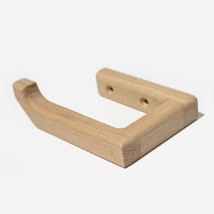 Porte-rouleau de papier toilette en bois de manguier, étagère murale pour salle de bain, accessoires de toilette, support en bois, meilleur prix - Product Image 2