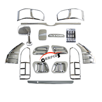 Kit de carrosserie chromé ABS complet pour Toyota Hiace Mini Bus Van 2014 2016 2017 2018 pièces chromées accessoires