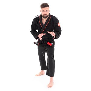 ชุดยิวยิตสูบราซิลสีดำ ชุด BJJ แบบเปล่า รับทำแบรนด์และป้ายตามสั่ง ราคาขายส่งจากโรงงานโดยตรง - Product Image 5