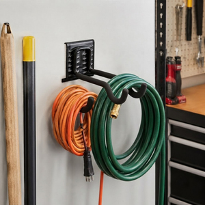 Metal <b>Hanging</b> Wall Mounted Double <b>Hook</b> <b>for</b> Wall Rail Storage System Capacity 45lbs Metal Sports Equipment Storage <b>Hook</b> GAPHKS002 - Product Image 2