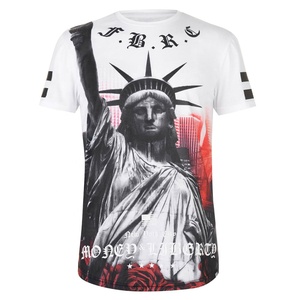 Unisex Cotton Feel 100% <b>Polyester</b> T Shirts Sublimation Blanks <b>Tshirts</b> Dye Printer Printing Logo Custom T-Shirt - Product Image 2