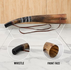 Vente en gros de tasses en corne de buffle faites à la main de 12 pouces, écologiques, naturelles, de style médiéval viking, finition de qualité alimentaire - Product Image 6