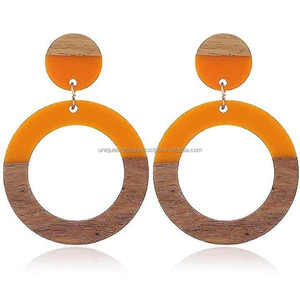 Nuevos y Exclusivos Pendientes de Resina con Forma de Bola de Caramelo de Colores, Estilo Indio, para Mujer, Accesorios Modernos para Fiestas y Bodas - Product Image 3