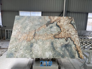 Lastra di pietra di marmo verde lucido Shangri-la CD di lusso per la decorazione della parete interna e del pavimento - Product Image 2