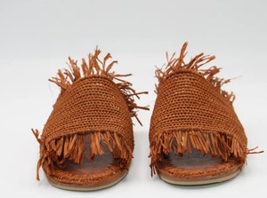 Sandales en raphia faites à la main, chaussures d'été pour la plage - Product Image 3