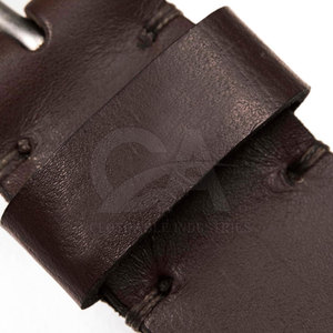 Fashion Men Leather Belt Stylish Wide Strap Belt for Jeans and Casual Wear Men Leather Belt Distressed Cowhide Belt - Product Image 3