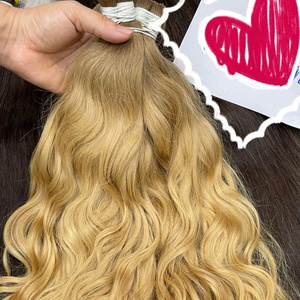 Disponible para enviar paquetes de cabello humano crudo vietnamita extensiones de cabello a granel ondulado natural brillante sin mezcla de cabello de lujo - Product Image 4