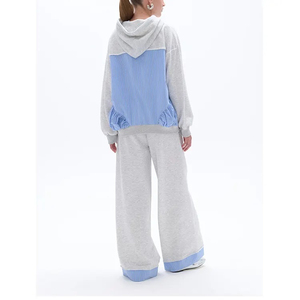 Ensemble de survêtement 2 pièces pour homme, imprimé avec logo personnalisé, style streetwear décontracté, 100% coton respirant et à séchage rapide - Product Image 2