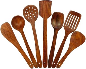 Juego de Cubiertos de Bambú Premium, Reutilizables, Ecológicos, Hechos a Mano, Vajilla Sostenible para Cocina y Comedor - Product Image 1