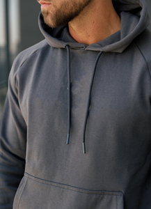 Sweat à capuche surdimensionné de haute qualité 350 g/m², personnalisable avec logo, unisexe, noir, épais, pour hommes - Product Image 2