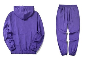 Windbreaker <b>Set</b> <b>Embroidery</b> Logo Designer Clothes Sportswear <b>Set</b> Custom Windbreaker Tracksuit Nylon Track Suit Unisex <b>Sets</b> - Product Image 2